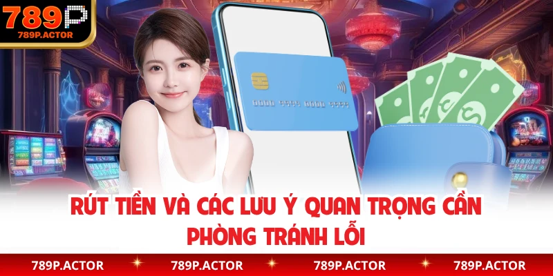 Rút tiền và các lưu ý quan trọng cần phòng tránh lỗi